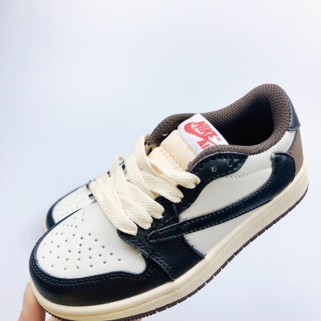 Jordan 1 Retro  x Travis Scott Brown and Black Infantil