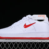 Nike Air Force 1 Low '07 Retro Color of the Month Jewel Swoosh University Red