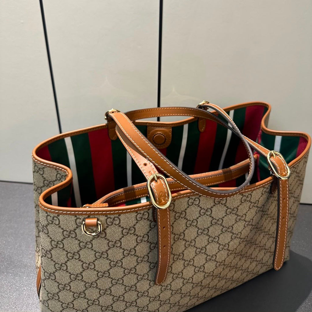 Gucci GG Emblem Tote Bag