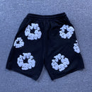 Shorts Moletom Cotton Wreath Denim Tears