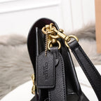 Coach Tabby 26 Black Ferragens Douradas