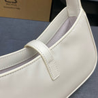 Saint Laurent Le 5 À 7 Top Handle Bag Off White Ferragens Douradas