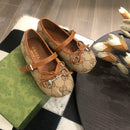 Sapatilha Gucci GG Canvas Marrom Infantil