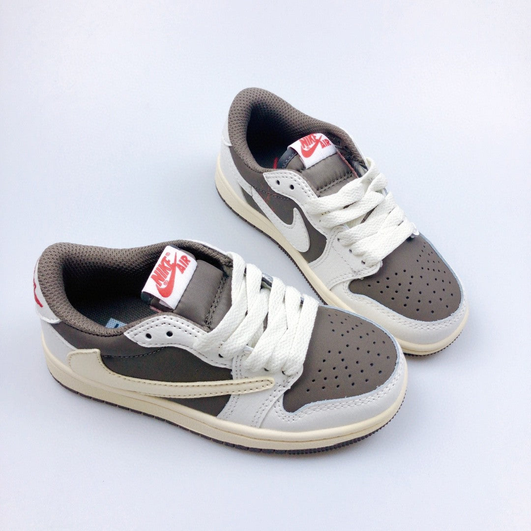 Jordan 1 Retro  x Travis Scott Beige Infantil