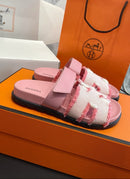 Hermes Chypre  Sandal Pink Leather
