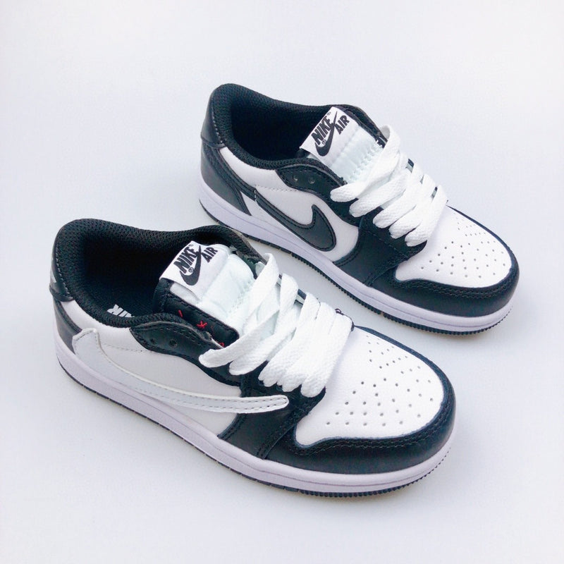 Jordan 1 Retro  x Travis Scott Black White Infantil
