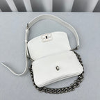 Balenciaga  Small BB Soft Flap Shoulder White