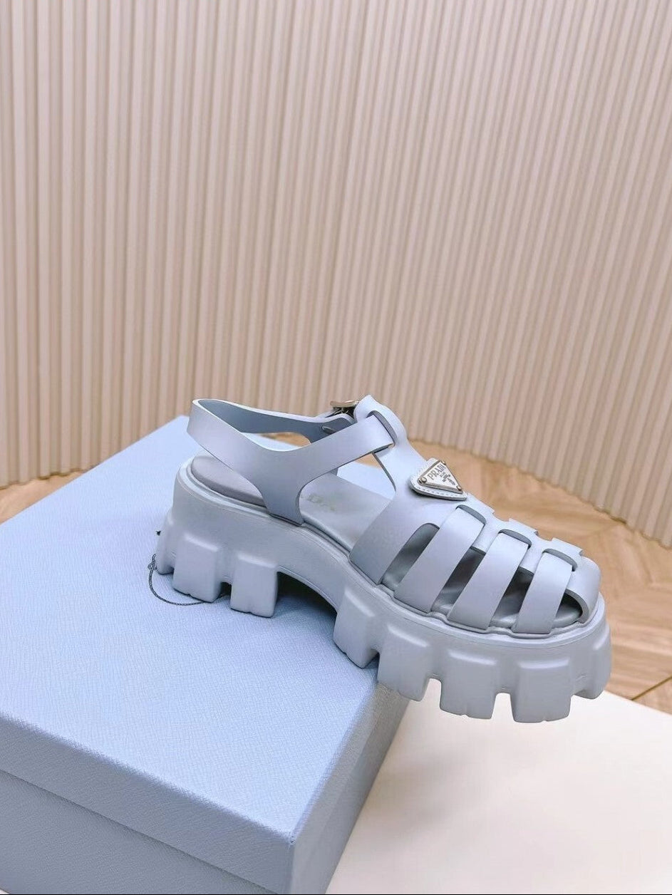 Prada Monolith blue