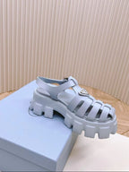 Prada Monolith blue