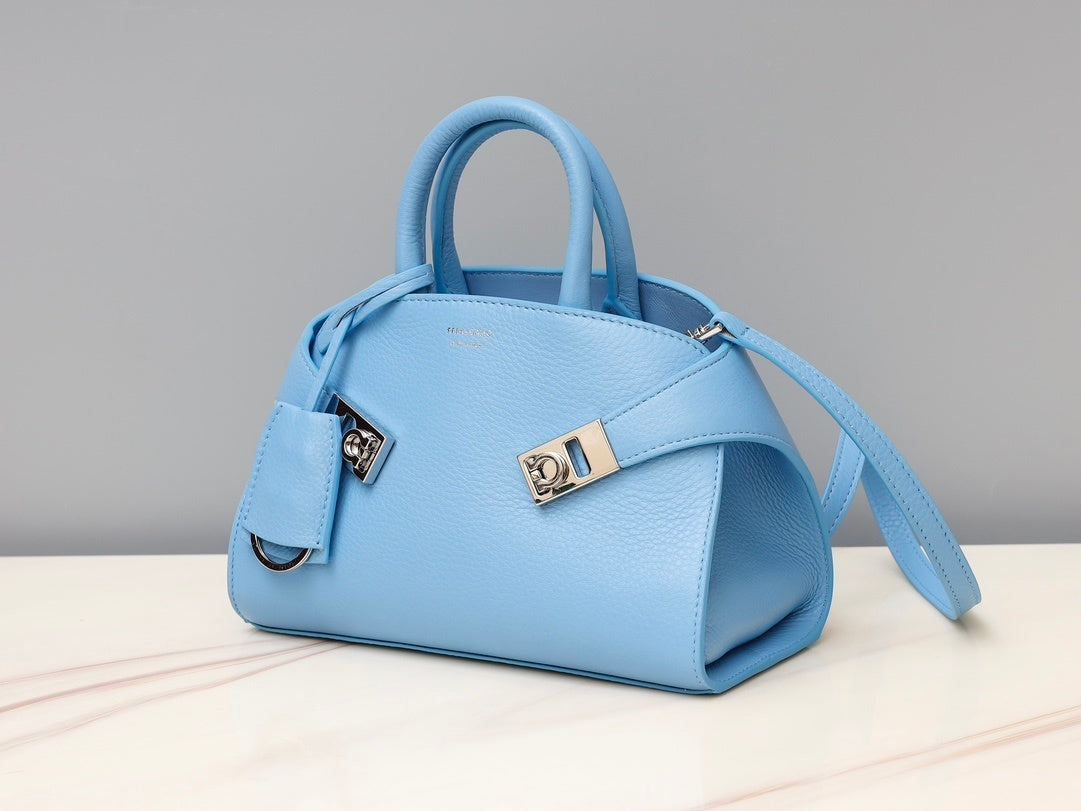 bolsa tote Ferragamo Hug  blue