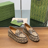 Gucci Loafers GG Brown