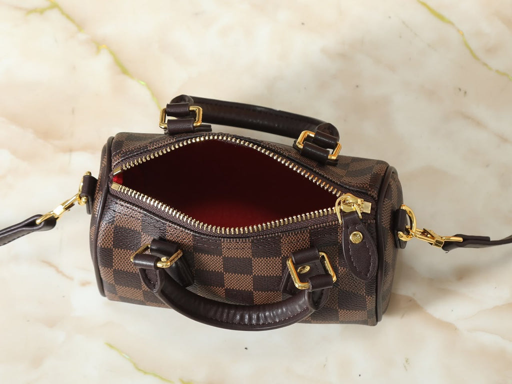 Louis Vuitton Nano Speedy Canvas Damier Ébène