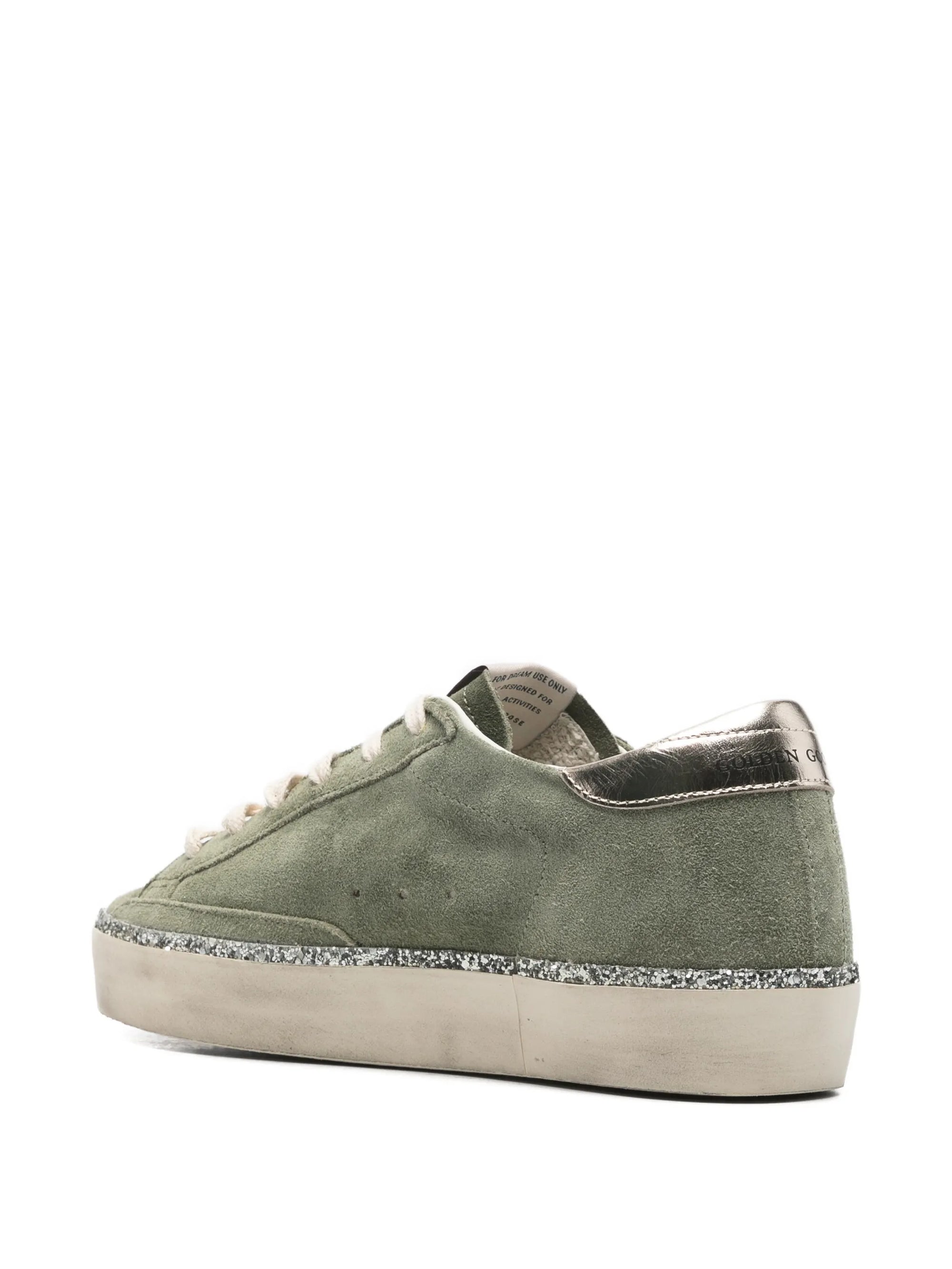 Golden Goose Deluxe Brand Hi Star Glittered Sneakers