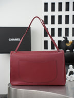 Chanel Spring-Summer Maxi Flap Bag Red
