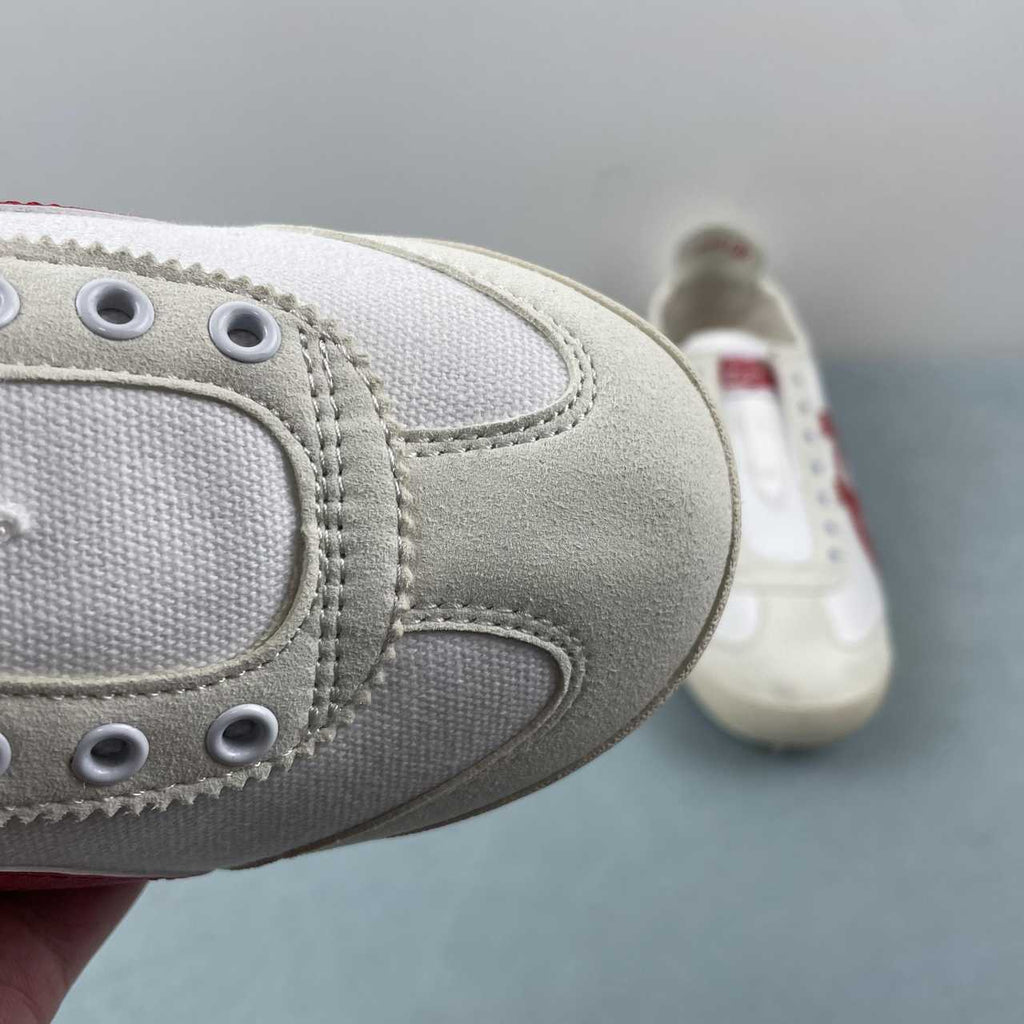 Onitsuka Tiger Mexico 66 White Burgundy ( Pronta entrega )