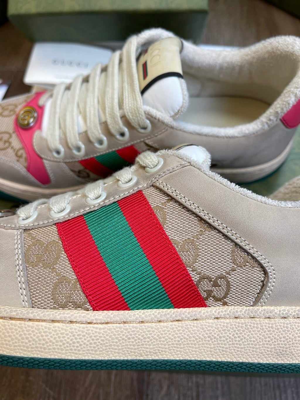Gucci Screener Butter Leather.