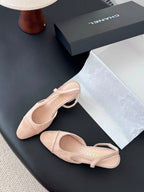 Chanel Slingback Pumps Nude