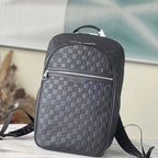 Mochila Lv Michael Damier Leather Black