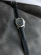 Patek Philippe Calatrava "Ebony" Black Dial with Sky-Blue Accents