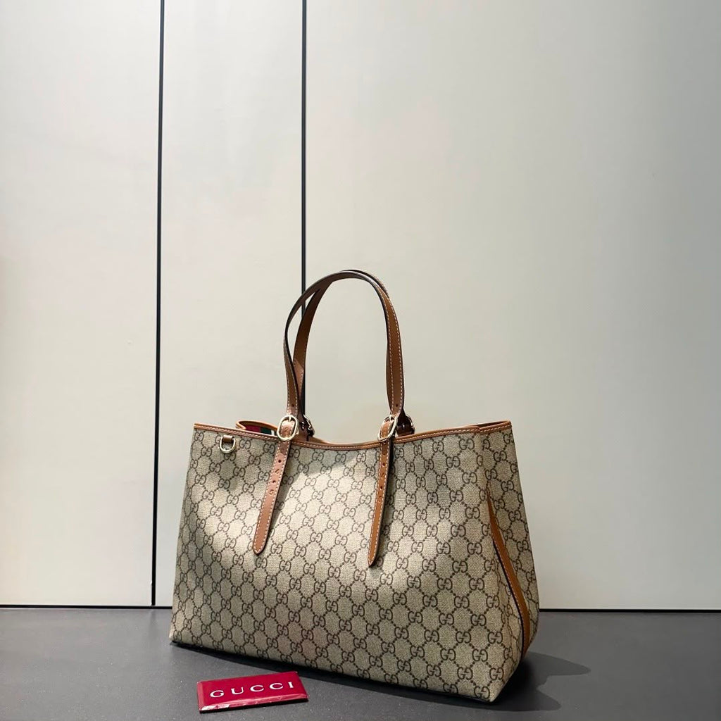Gucci GG Emblem Tote Bag