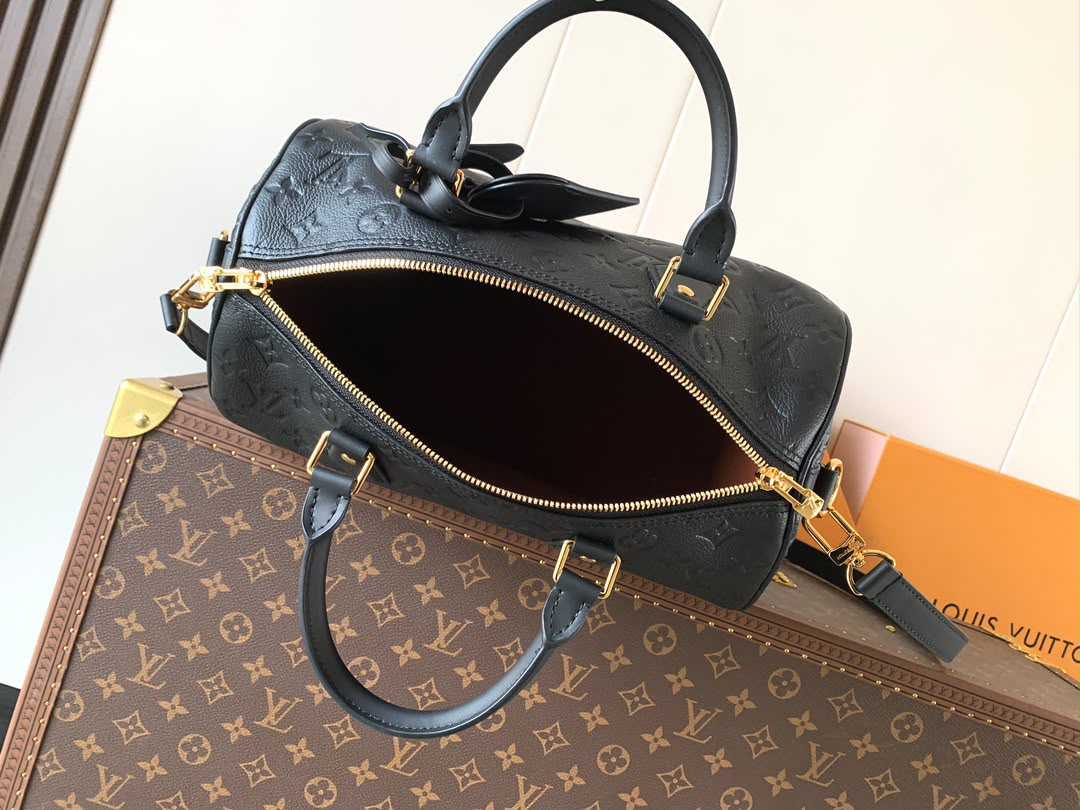 Louis Vuitton Speedy 30 B Soft Denim Black