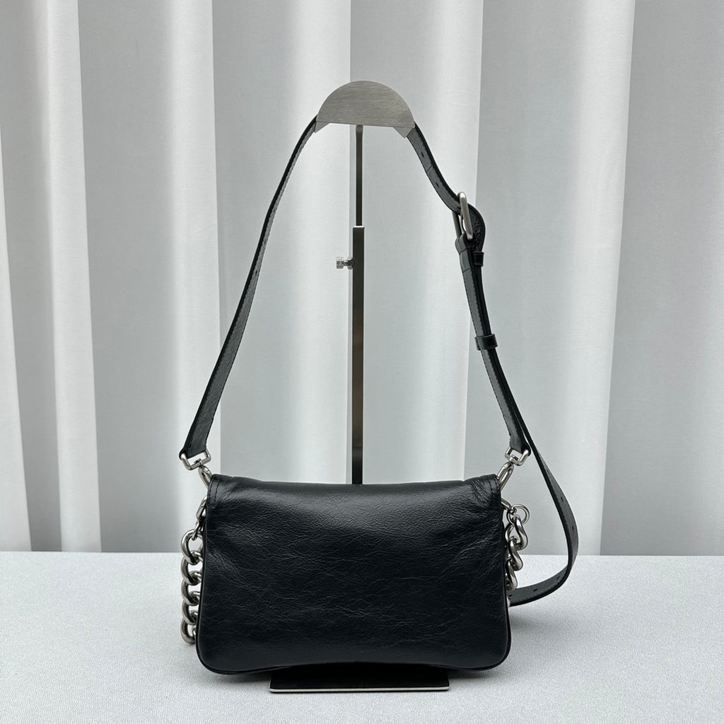 Balenciaga  Small BB Soft Flap Shoulder Black