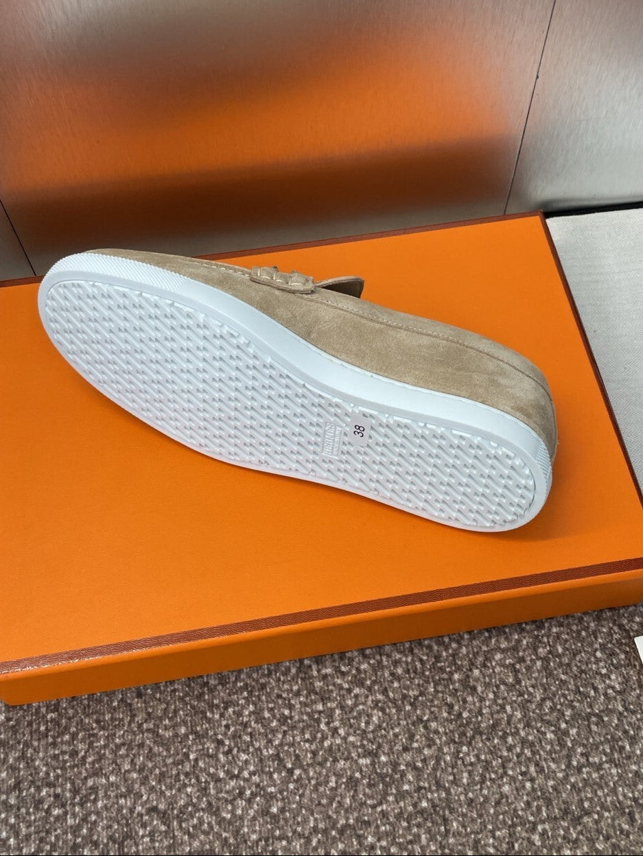 HERMES LOAFER off-white