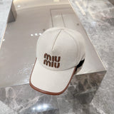 Boné Miu Miu Jeans White