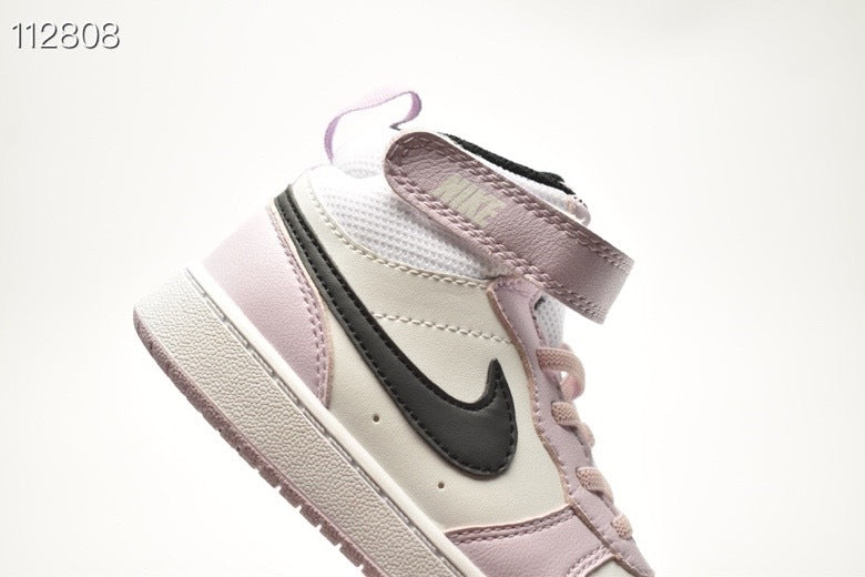 Nike Court Borough Mid 2 (TD/GS) "White / Platinum Violet Infantil
