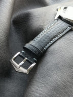 Patek Philippe Calatrava "Ebony" Black Dial with Sky-Blue Accents