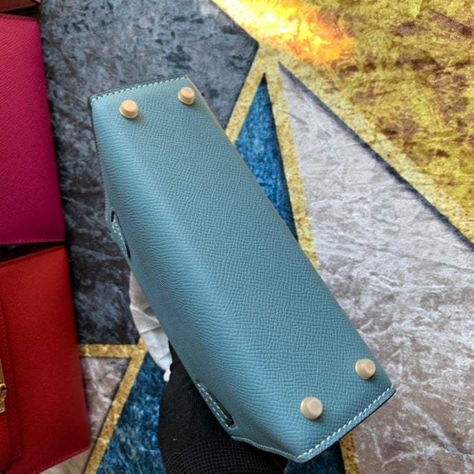 Bolsa Kelly Sellier Mini II Blue Jean (tamanho 20) .