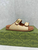 WOMEN'S SANDAL WITH DOUBLE G