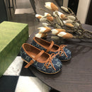 Sapatilha Gucci GG Canvas Azul Infantil