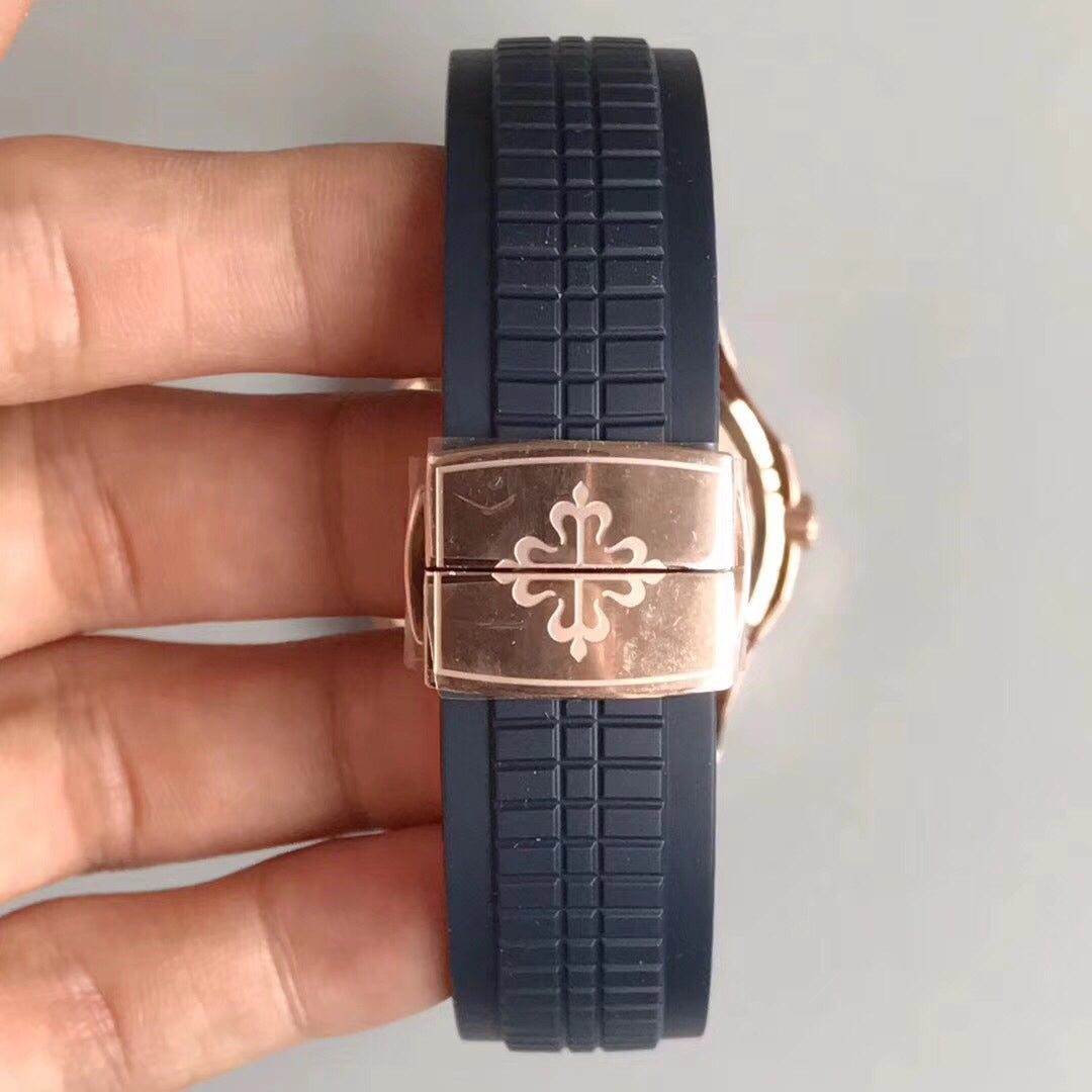 Patek Philippe Aquanaut Chronograph Dial with Embossed Grid Pattern
