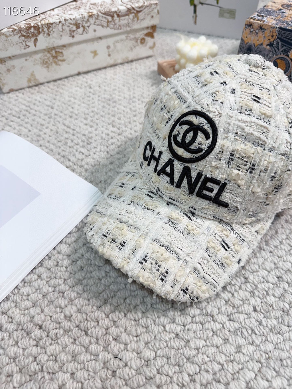 Boné Chanel (Pronta entrega)