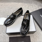 Chanel Timeless Patent Loafer black
