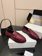 Mocassim YSL bordô