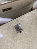 Bolsa Hermes Kelly Off White 25cm