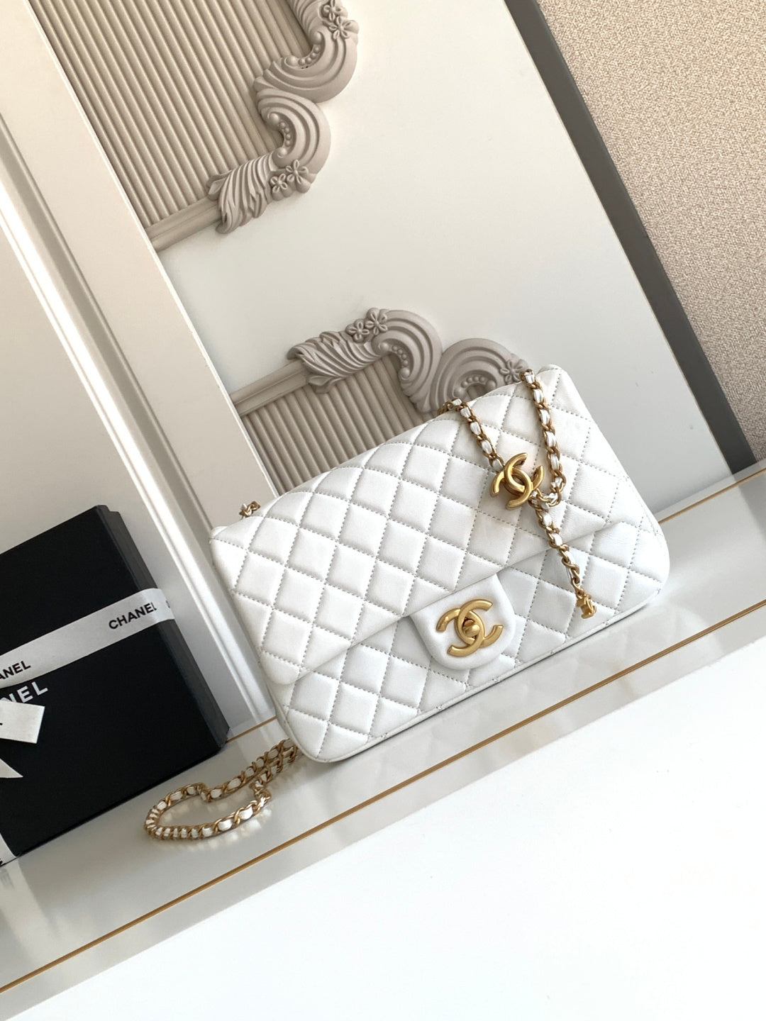 Chanel Classic Double Flap White