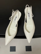 Prada  Slingback Pumps  White
