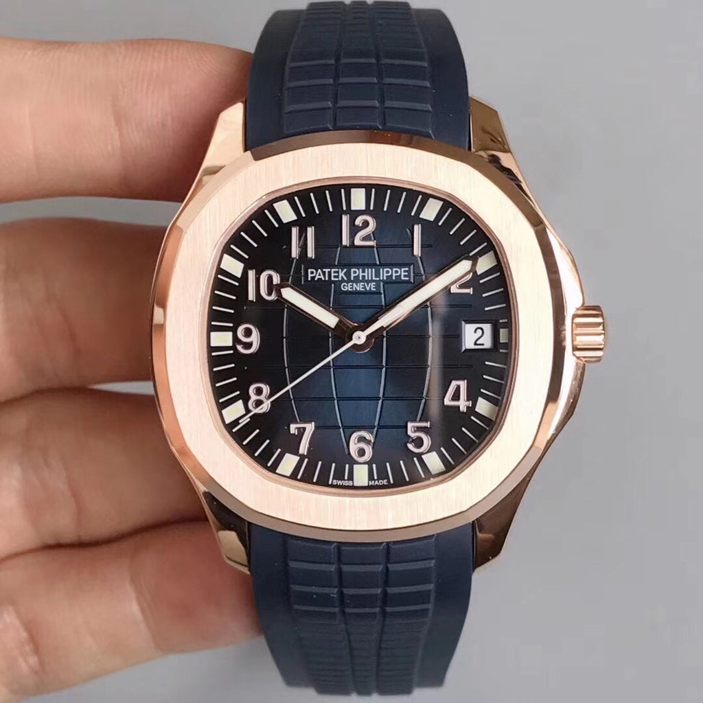 Patek Philippe Aquanaut Chronograph Dial with Embossed Grid Pattern