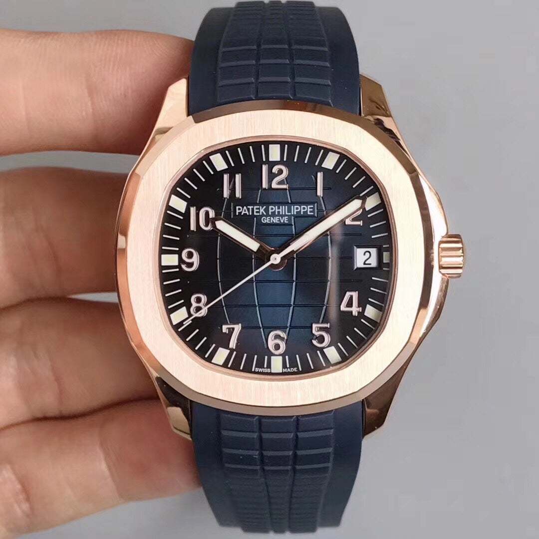 Patek Philippe Aquanaut Chronograph Dial with Embossed Grid Pattern