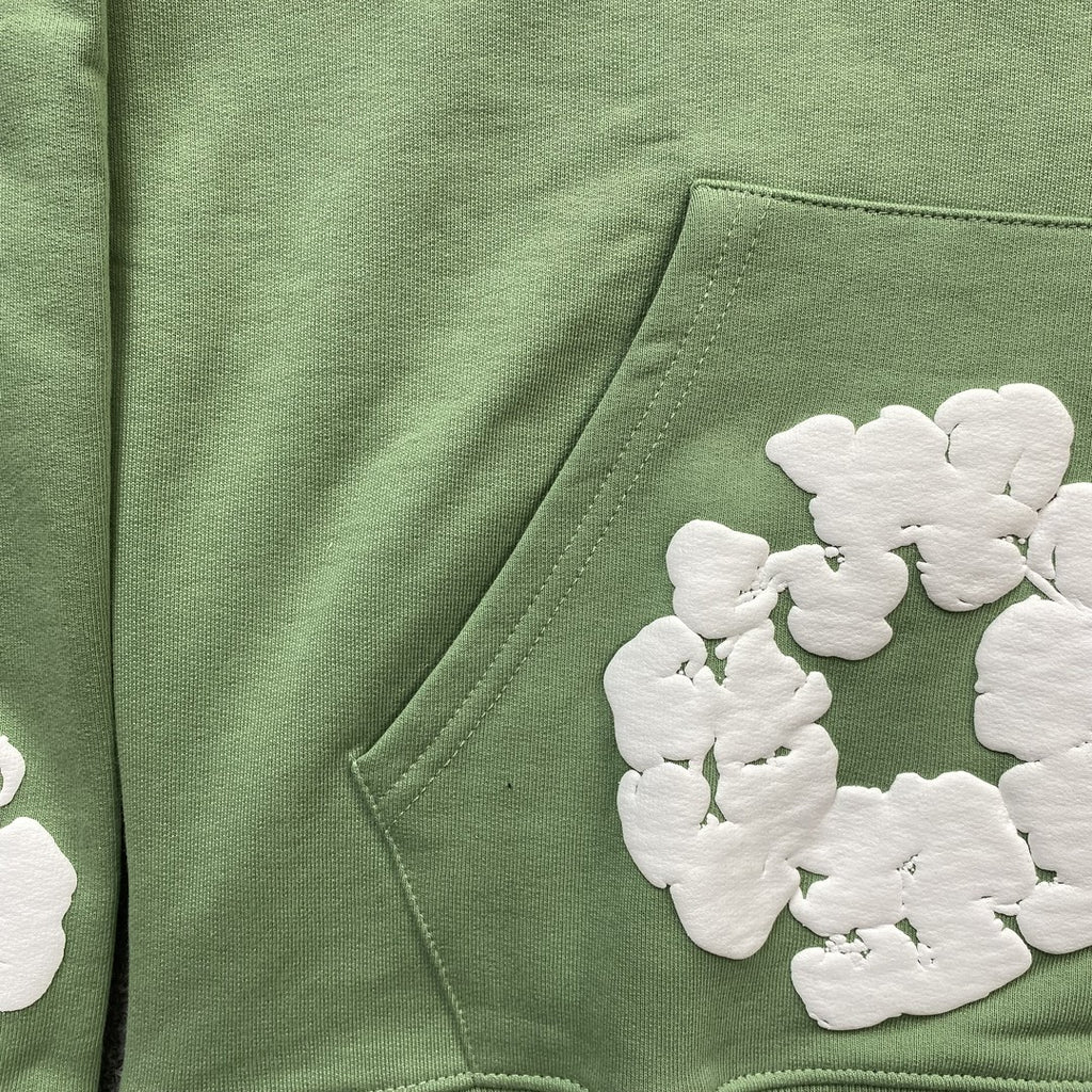Moletom Cotton Wreath Denim Tears Green