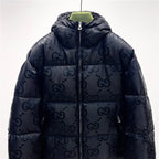 Jaqueta Puffer Gucci Jumbo GG Nylon Canvas