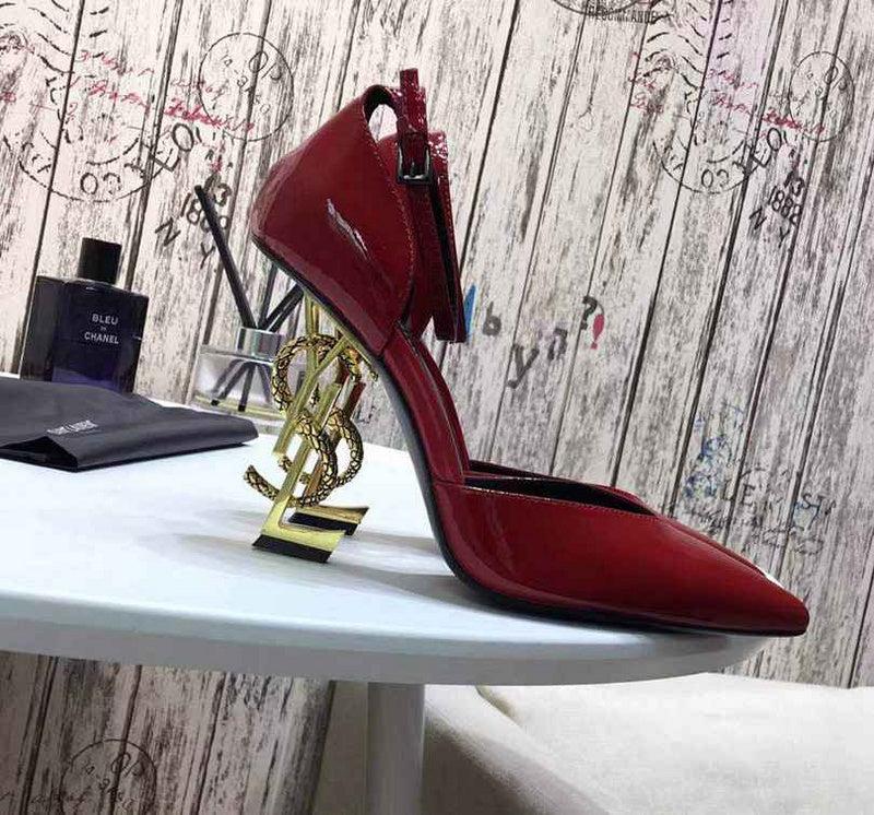Saint Laurent Opyum Pumps red