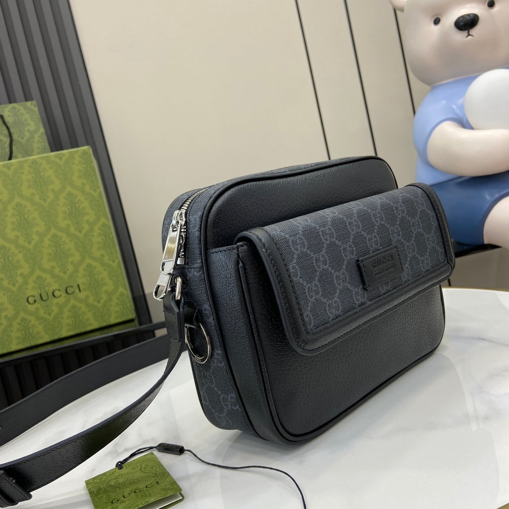 Gucci Small GG Crossbody Bag Black