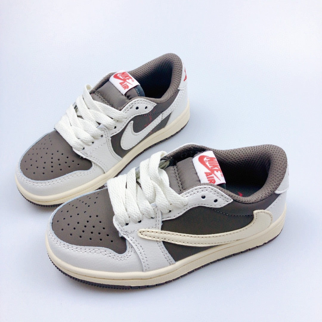 Jordan 1 Retro  x Travis Scott Beige Infantil