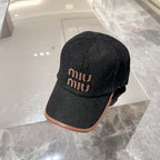 Boné Miu Miu Jeans Black