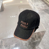Boné Miu Miu Jeans Black