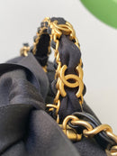 Mini Flap Bag Black Top  Handle CHANEL